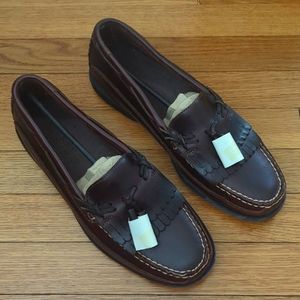 New! Dark Brown Leather Sperry Loafers - Men's Size 10M
